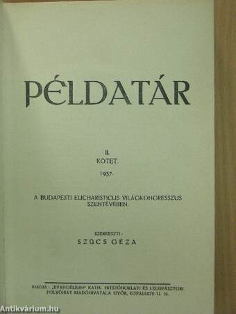 Példatár II.