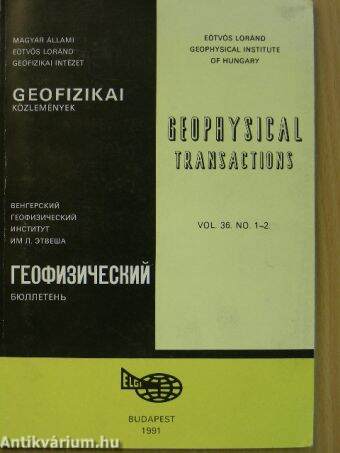 Geophysical Transactions Vol. 36. No. 1-2.