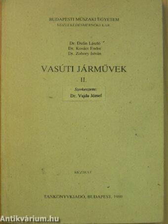 Vasúti járművek II.