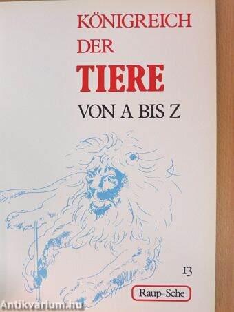 Königreich der Tiere von A bis Z 13. (töredék)