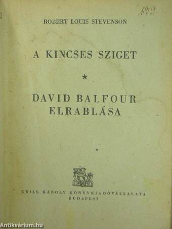 A kincses sziget/David Balfour elrablása