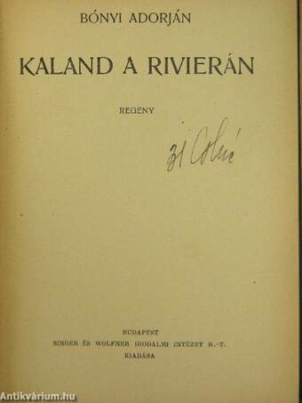 Kaland a Rivierán