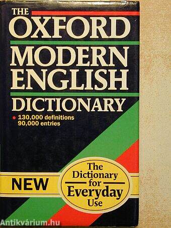 The Oxford modern english dictionary