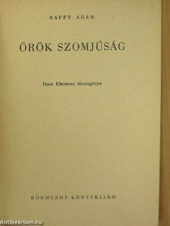 Örök szomjúság