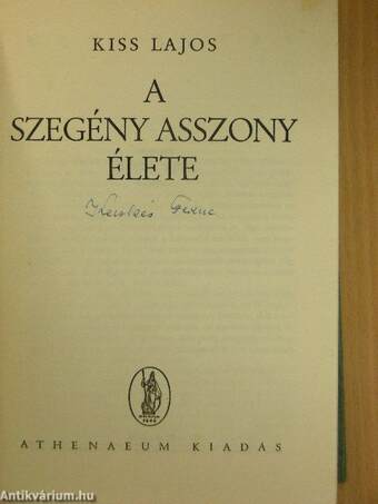 A szegény asszony élete