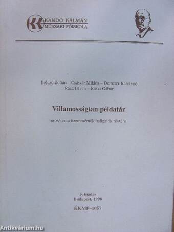 Villamosságtan példatár