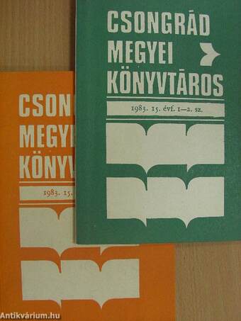 Csongrád megyei könyvtáros 1983/1-4.