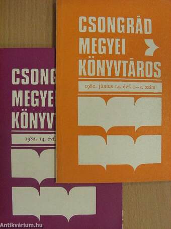 Csongrád megyei könyvtáros 1982/1-4.