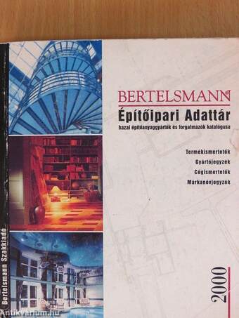 Bertelsmann - Építőipari adattár 2000