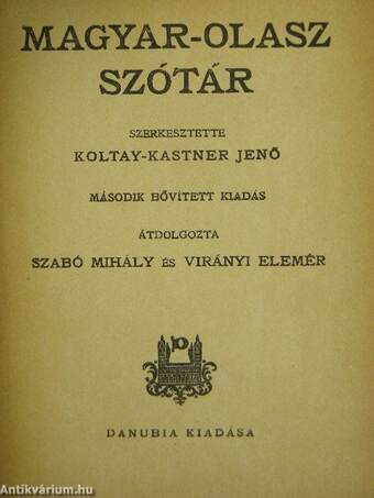 Magyar-olasz szótár