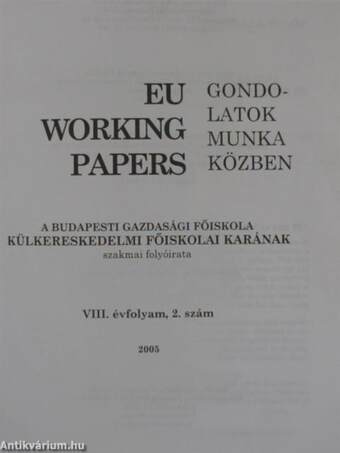 Gondolatok munka közben 2005/2.