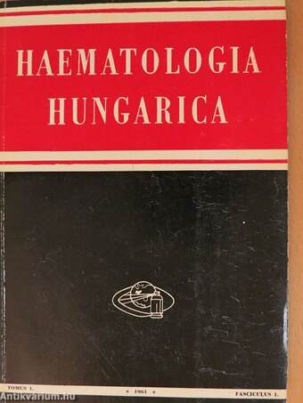 Haematologia Hungarica 1961/1-2.