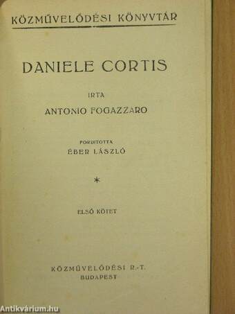 Daniele Cortis I-II.