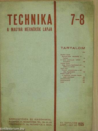 Technika 1935. szeptember-október