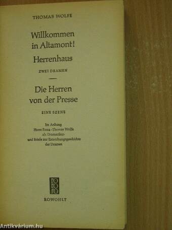 Willkommen in Altamont!/Herrenhaus/Die Herren von der Presse