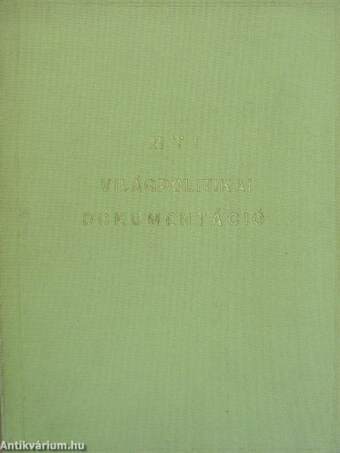 MTI világpolitikai dokumentáció 1967 január-december