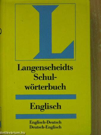 Langenscheidts Schulwörterbuch Englisch