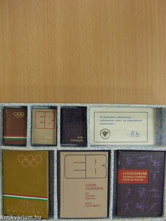 Világbajnokaink/Európa-bajnokaink/Olimpiai bajnokaink (minikönyv) (számozott)/Világbajnokaink/Európa-bajnokaink/Olimpiai bajnokaink (mikrokönyv) (számozott)
