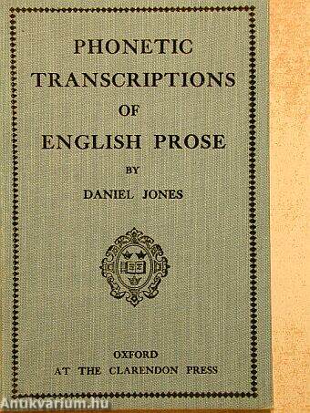 Phonetic transcriptions of english prose