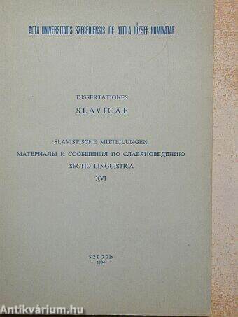 Dissertationes slavicae (orosz nyelvű)