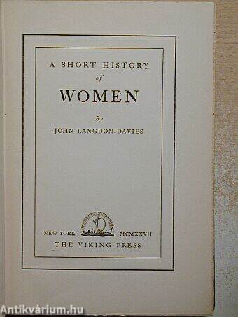 A short History of Women