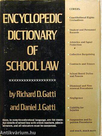 Encyclopedic Dictionary of School Law