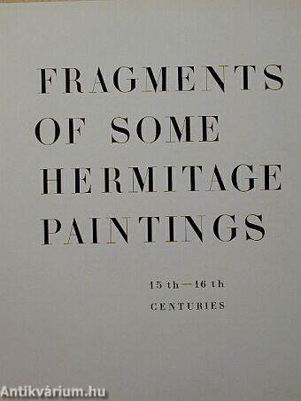 Fragments of some hermitage paintings