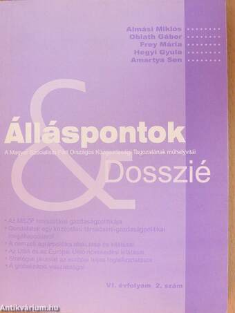 Álláspontok & Dosszié VI/2.