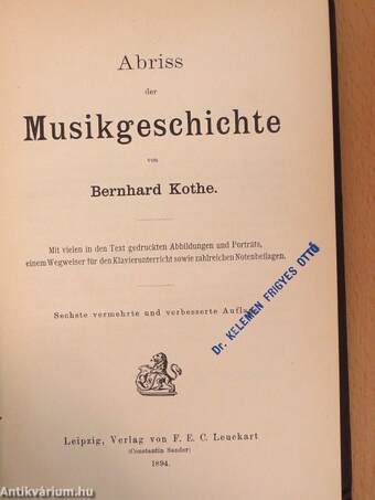 Abriss der Musikgeschichte