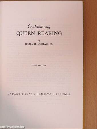 Contemporary queen rearing