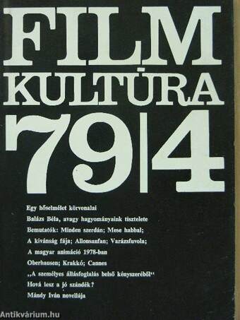 Filmkultúra 1979. július-augusztus