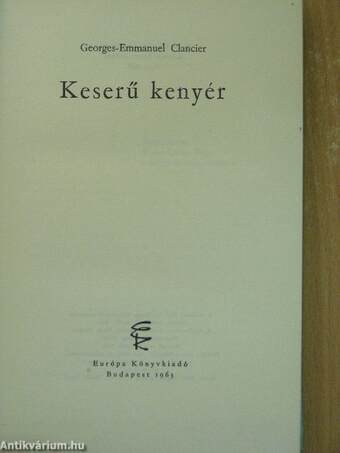 Keserű kenyér