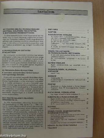 Munkavédelem és biztonságtechnika 1991-92.