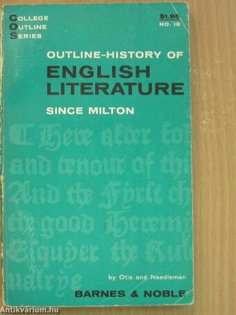 Outline-History of English Literature II.