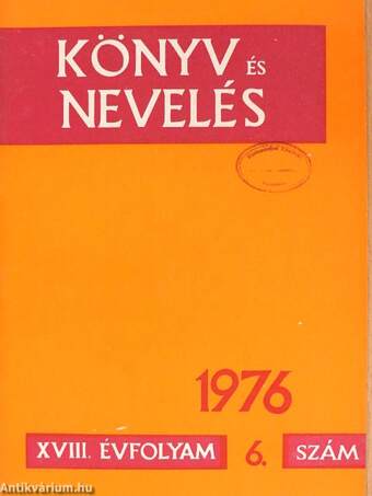 Könyv és Nevelés 1976/6.