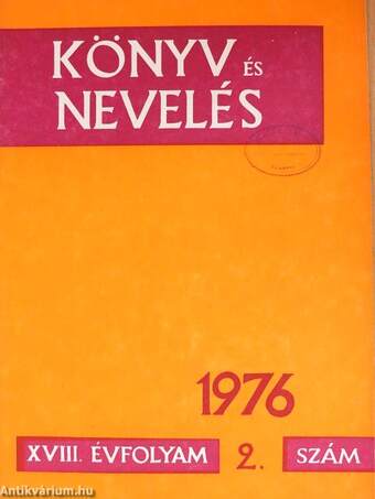 Könyv és Nevelés 1976/2.
