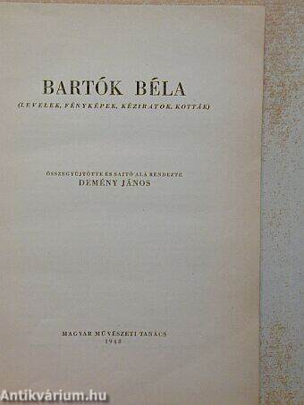 Bartók Béla