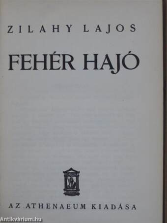 Fehér hajó