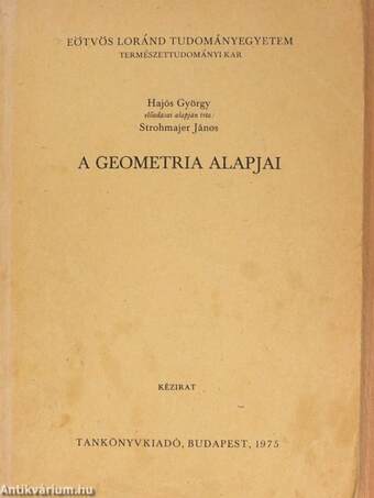 A geometria alapjai