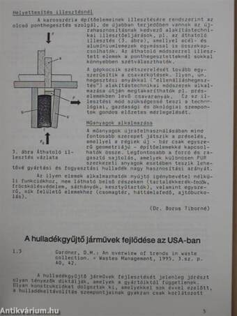 Hulladékok és másodnyersanyagok hasznosítása 1995/9.