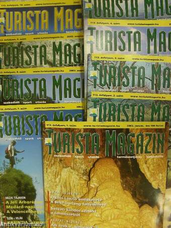 Turista Magazin 2002. (nem teljes évfolyam)