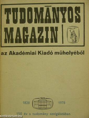 Tudományos Magazin 1978/1.