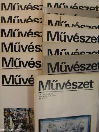 Művészet 1982-1984. (vegyes számok) (13 db)