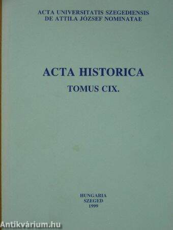 Acta Historica Tomus CIX.