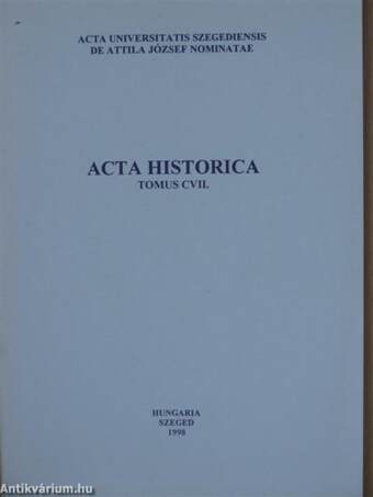 Acta Historica Tomus CVII.