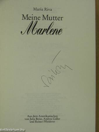 Meine Mutter Marlene