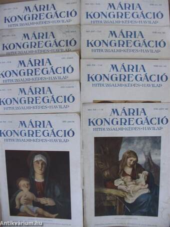 Mária Kongregáció 1930-1931. (nem teljes évfolyam)