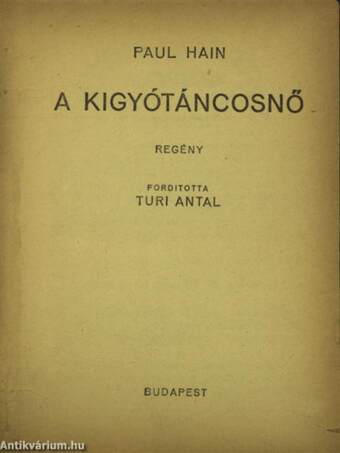 A kigyótáncosnő