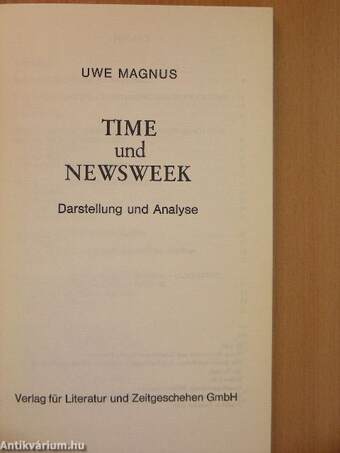 Time und Newsweek/Der Spiegel 1-2.