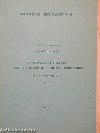 Dissertationes Slavicae (bolgár nyelvű)